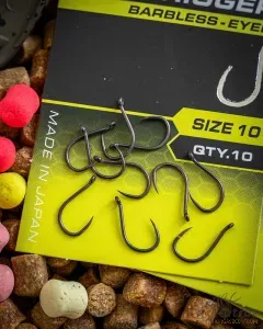 Matrix X6 Carp Pellet Rigger Eyed Méret: 14 - Matrix Szakállnélküli Horog