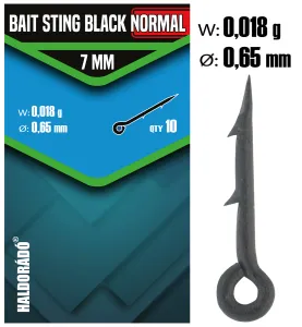 Haldorádó Csalitüske Fekete Normál - Normal Bait Sting Black 7mm