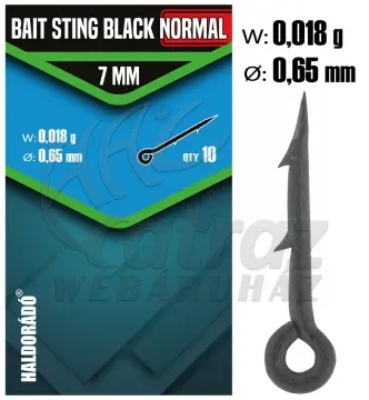 Haldorádó Csalitüske Fekete Normál - Normal Bait Sting Black 7mm