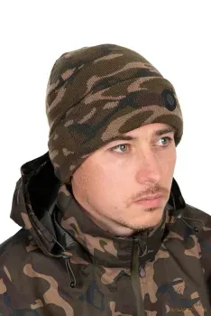 Fox Camo Téli Sapka Sherpa Béléssel - Fox Camo Sherpa Tec Beanie