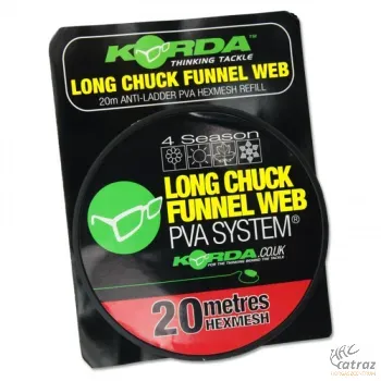 Korda Long Chuck Funnel Web Utántültő Hexamesh 20m