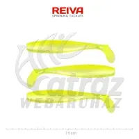 Reiva Flat Minnow Shad 14cm Flash Lemonade Gumihal