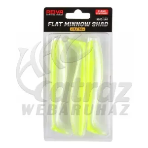 Reiva Flat Minnow Shad 14cm Flash Lemonade Gumihal