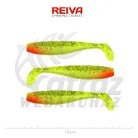 Reiva Flat Minnow Shad 14cm Watermelon Gumihal