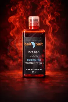 BaitBait PVA Bag Liquid Piros Ébredő Erő 250ml - Bait Bait Aroma