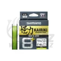 Shimano Kairiki 8+ 150m Mantis Green 0.16mm - Shimano Kairiki Fonott Pergető Zsinór 0,16mm