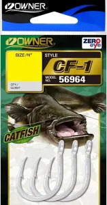 Owner CF-1 Catfish Hook - Size: 9/0 - Owner CF-1 Harcsázó Horog - Méret: 9/0