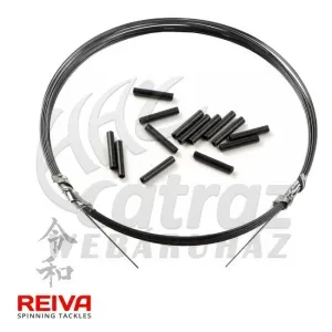 Reiva Titánium Leader + Crimp Tube 3m 0,25mm – Titán Előke