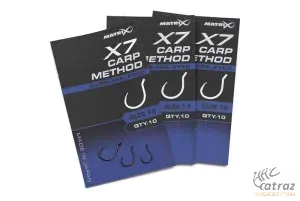 Matrix X7 Carp Method Eyed Barbless Horog: 16 - Matrix Method Feeder Horog
