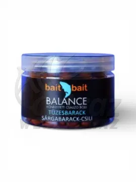 BaitBait Balanszírozott Csalizó Bojli 12mm Tüzes Barack - Bait Bait Wafter Csali