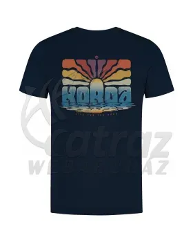 Korda Dawn Vibes Tee - Navy - L - Horgász póló
