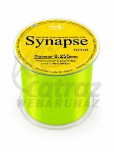 Katran Synapse Neon 0,331mm 1000m - Monofil fluo sárga zsinór