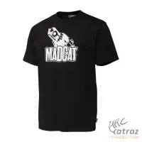 MadCat Clonk T-shirt Black Caviar Méret: L - MadCat Horgász Póló