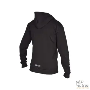 Gamakatsu Hoodie Classic JP Zip Black Méret: L - Gamakatsu Horgász Pulóver