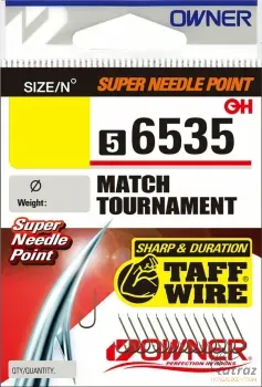 Owner 56535 Tournament Match Hook - Size: 14 - Owner 56535 Tournament Match Horog - Méret: 14