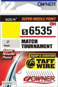 Owner 56535 Tournament Match Hook - Size: 16 - Owner 56535 Tournament Match Horog - Méret: 16