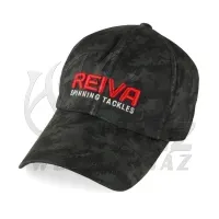 Reiva Fekete Camo Baseball Sapka – Terepmintás Horgász Sapka