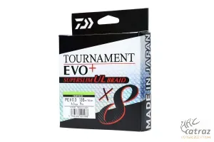 Daiwa Tournament 8 Braid Evo+ Slim UL PE 0,3 - Daiwa Fonott Pergető Zsinór