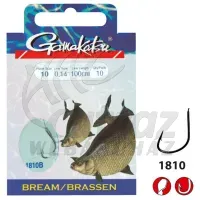 Gamakatsu Előkötött Horog 1810B 0,12mm 100cm Méret: 16 - Gamakatsu Bream Feeder Előkötött Horog