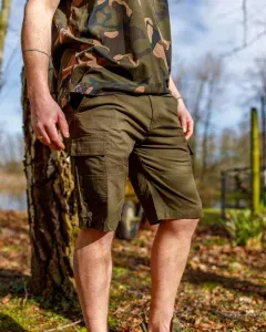 Fox LW Khaki Combat Short Méret: 2XL - Fox Horgász Rövidnadrág