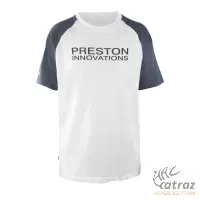 Preston White T-Shirt Méret: L - Preston Innovations Fehér Horgász Póló