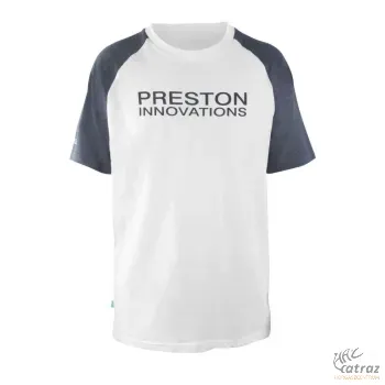 Preston White T-Shirt Méret: L - Preston Innovations Fehér Horgász Póló