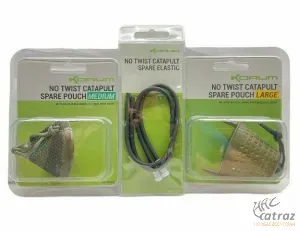 Korum No Twist Catapult Pouches Large - Korum Csúzlihoz Nagy Csúzlikosár