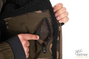 Fox Horgász Kabát Méret: S - Fox Khaki Sherpa Tec Jacket