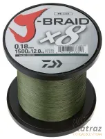 Zsinór Daiwa J-Braid X8 1500m Zöld 0,51mm