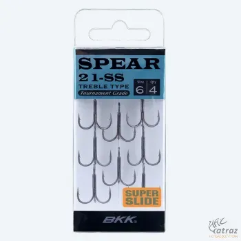 BKK SPEAR 21-SS/Fangs BT621-SS Hármas Horog 18-as 8 db/csomag