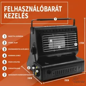 Nevis Sátorfűtés és Gázfőző 1300W - Horgász Sátorfűtés