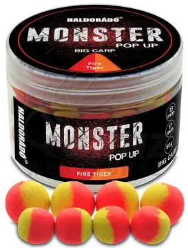 Haldorádó Monster Pop Up Big Carp 13-17mm Fire Tiger Csípős Barack - Haldorádó Monster Pop-Up Csali