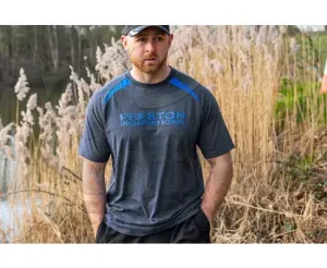 Preston Navy Tide T-Shirt – XL – Prémium Sötétkék Horgász Póló