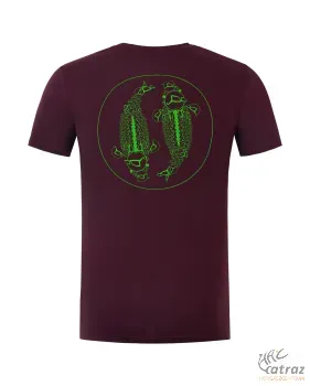 Korda Mandala Tee Burgundy L - Burgundi Korda Póló