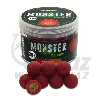 Haldorádó Monster Magnum 20+ mm Fire Tiger - Haldorádó Oldódó Csalizó Bojli