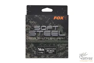 Fox Terepmintás Monofil Zsinór 0,30mm - Fox Soft Steel Flack Camo Mono 1000m