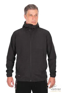 Fox Fekete Kapucnis Horgász Kabát Méret: L - Fox Black Premium Mid Layer Jacket