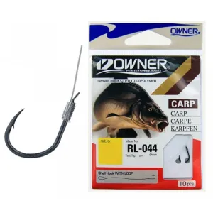 Owner RL-44 Előkötött Pontyozó Horog - Méret: 8 / 0.18mm