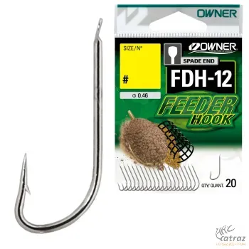 Owner FDH-12 Lapkás Keszegező Horog - Méret: 10