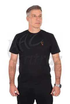 Fox Classic T Black / Orange – L – Horgász póló
