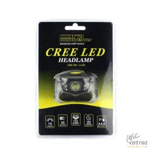 Carp Academy Cree LED Fejlámpa - Horgász Fejlámpa 70lm 3xAAA