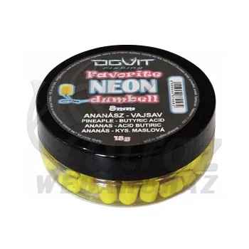 Dovit Favorite NEON Dumbell 8mm Ananász-Vajsav - Dovit Wafter