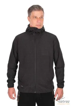 Fox Fekete Kapucnis Horgász Kabát Méret: M - Fox Black Premium Mid Layer Jacket
