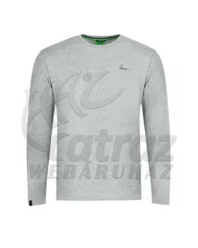Korda Minimal Tee LS - L - Heather Grey - Hosszú ujjú póló