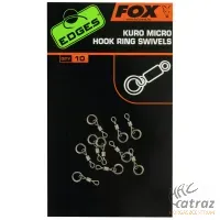Fox Kuro Karikás Mikro Forgó - Fox Edges Micro Hook Ring Swivels
