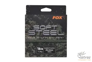 Fox Terepmintás Monofil Zsinór 0,33mm - Fox Soft Steel Flack Camo Mono 1000m