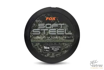 Fox Terepmintás Monofil Zsinór 0,33mm - Fox Soft Steel Flack Camo Mono 1000m