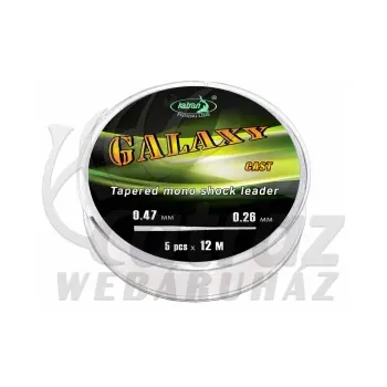 Katran Taper Leader Galaxy Cast 0,26-0,47mm - Felvastagodó előtétzsinór