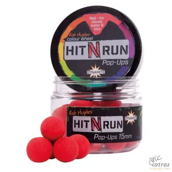 Dynamite Baits Hit n Run Pop-Ups Bright Red 15mm - Dynamite Baits Pop-Up Csali