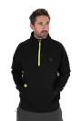 Matrix 1/4 Zip Sweat Black/Lime Méret: 2XL - Matrix Horgász Pulóver